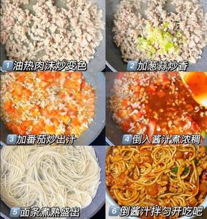 番茄肉末拌面