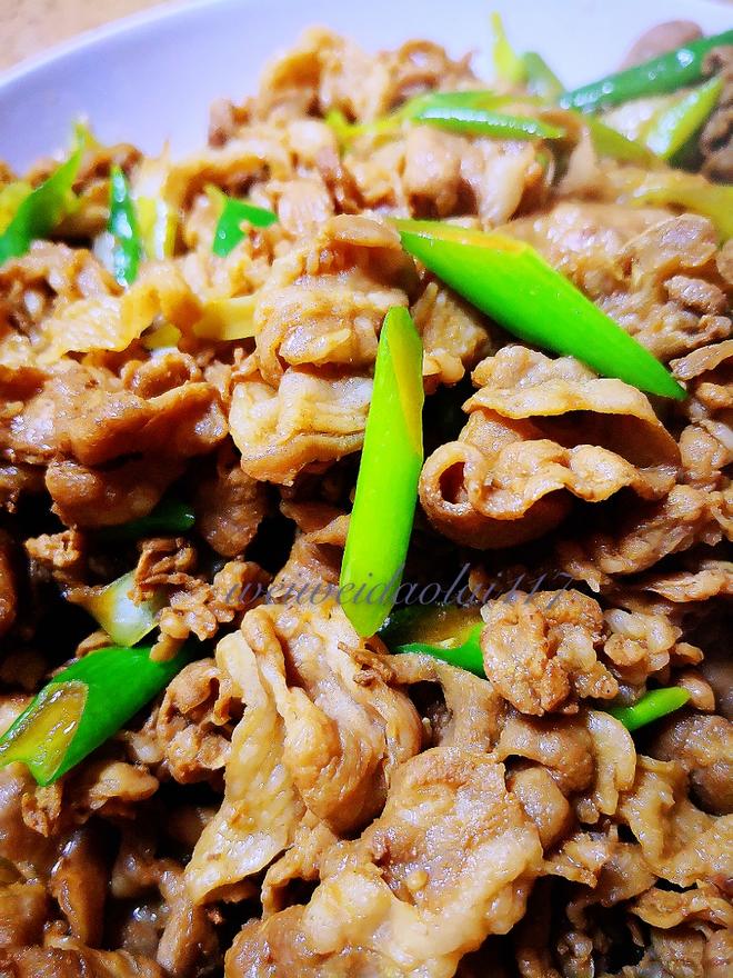 老北京葱爆羊肉(羊肉片版)