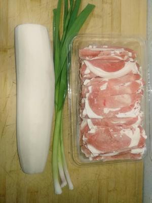 羊肉片汆萝卜
