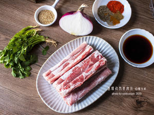 🔥浓浓烧烤味❗️㊙️快手葱爆孜然羊肉片