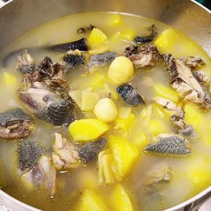板栗黄萝卜老种乌鸡汤(乌皮老母鸡汤)