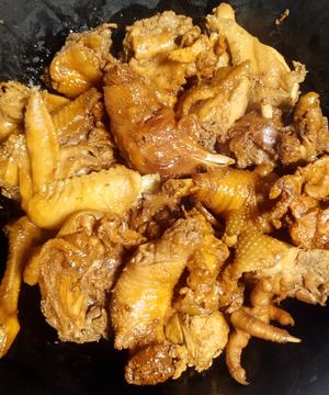 简单诱人的炖老母鸡块
