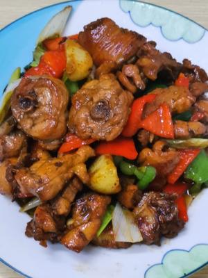 小炒三黄鸡