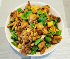 爆炒三黄鸡