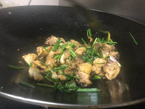 姜葱炒土鸡（清远鸡）