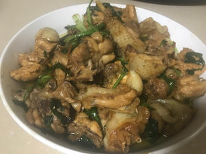 姜葱炒土鸡（清远鸡）