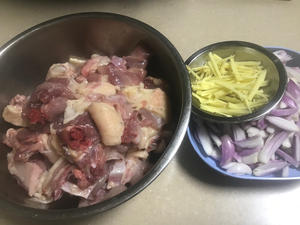 姜葱炒土鸡（清远鸡）