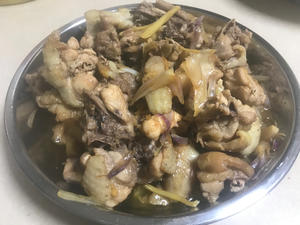 姜葱炒土鸡（清远鸡）
