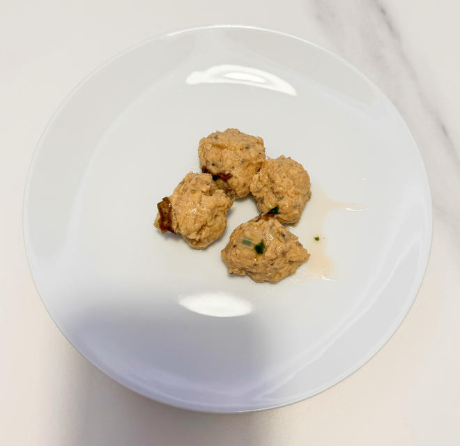 马蹄玉米鸡肉丸