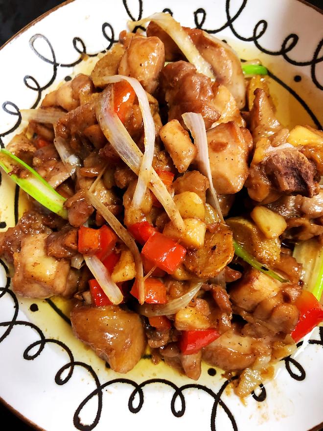 最简单的鸡肉做法——家常生炒鸡