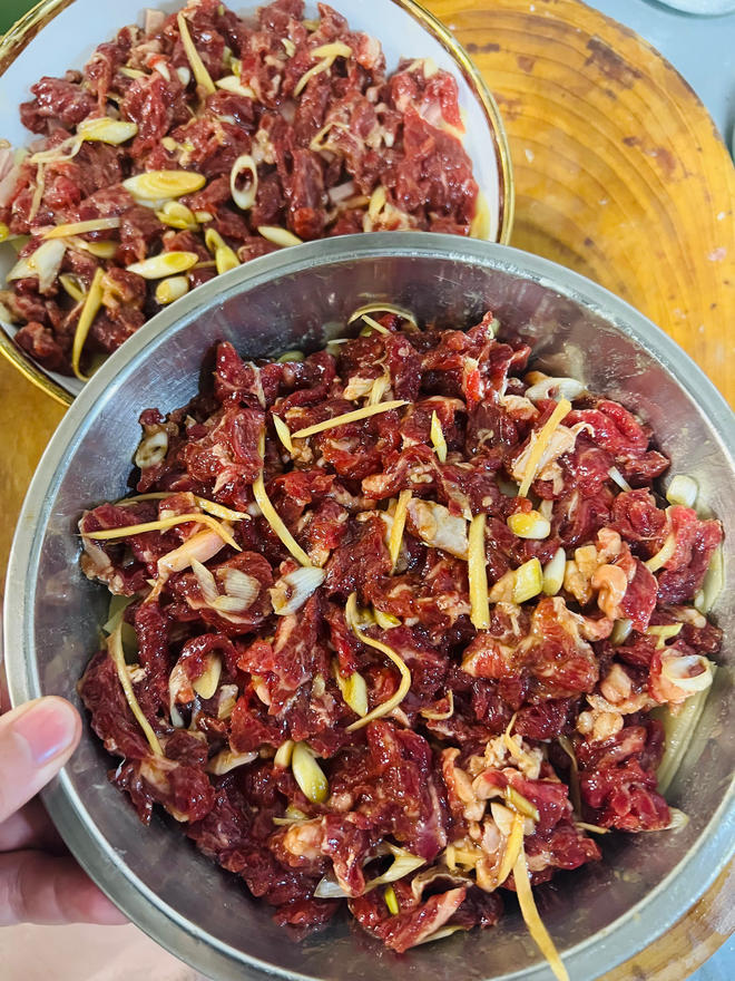 快手蒸牛肉～