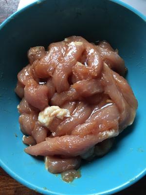 椒盐里脊（加洋葱）