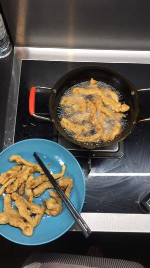椒盐里脊（加洋葱）