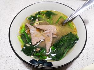 鲜嫩的猪肝汤