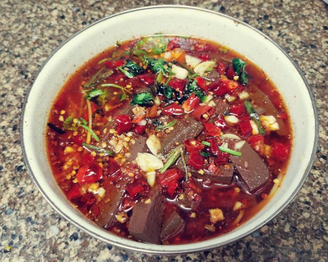 下饭川菜 麻辣猪血 鲜香麻辣十分过瘾