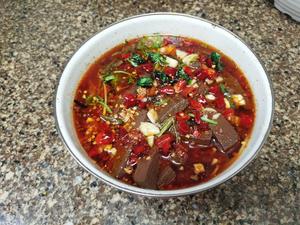 下饭川菜 麻辣猪血 鲜香麻辣十分过瘾