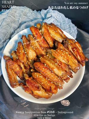 蜜汁鸡翅•不需要蜂蜜的蜜汁鸡翅