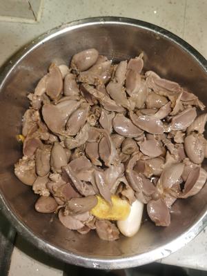 卤鸡心鸡胗
