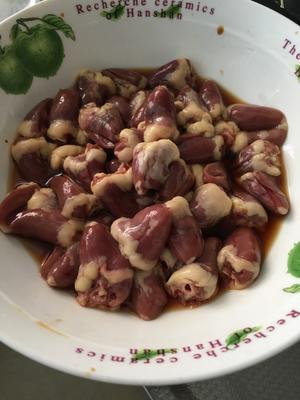 爆炒孜然鸡心