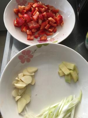 爆炒孜然鸡心