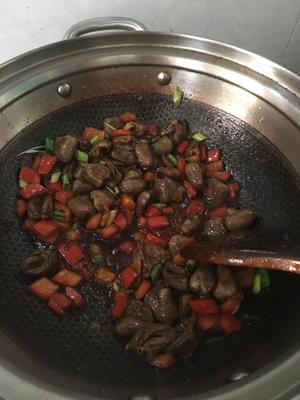 爆炒孜然鸡心