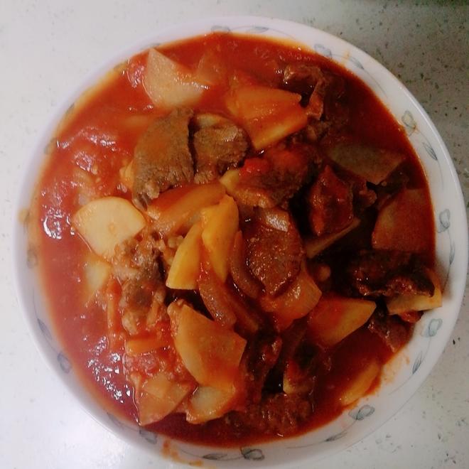 番茄土豆炖牛里脊