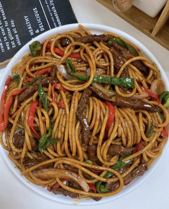 味道不输西餐厅的黑椒牛柳意面