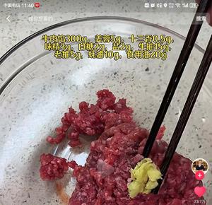 发面牛肉馅饼