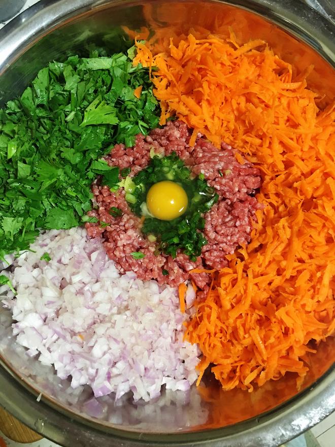 胡萝卜牛肉馅饺子，爽口不油腻