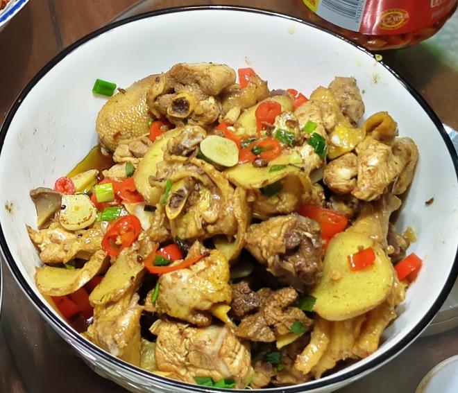 老姜炒仔鸡