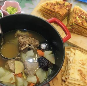 清炖滋补羊排汤