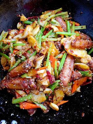 干锅香辣鸭翅
