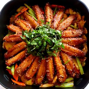 干锅香辣鸭翅