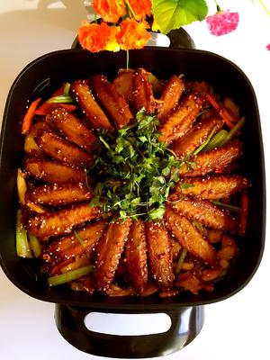 干锅香辣鸭翅