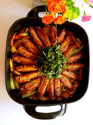干锅香辣鸭翅