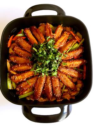 干锅香辣鸭翅