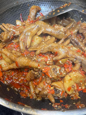 香辣卤鸭爪