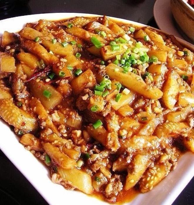 蒜末炒茄子