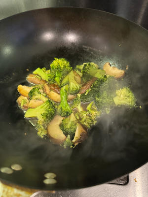 西兰花蘑菇