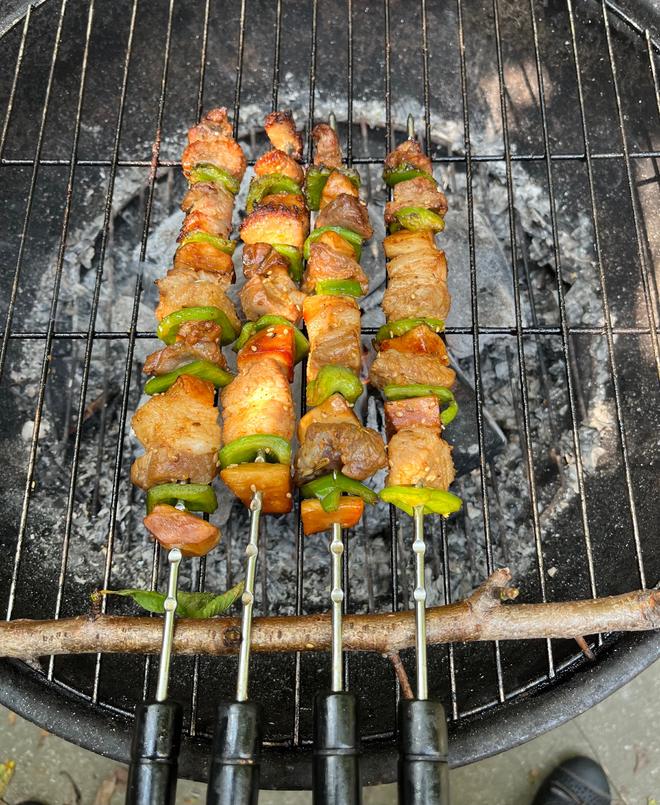 牛至猪肉串