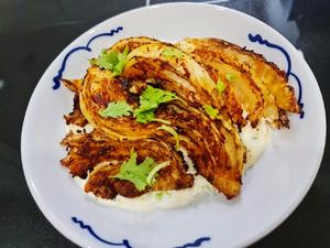 地中海烤包菜酸奶酱