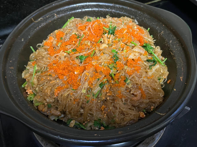 蟹黄干捞粉丝煲