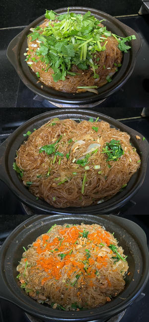 蟹黄干捞粉丝煲