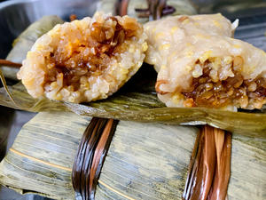 咸蛋黄肉粽