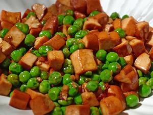 豌豆炒香干