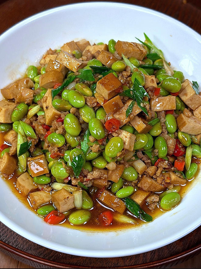 毛豆炒香干｜家常小炒