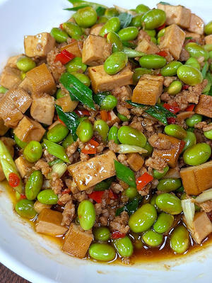 毛豆炒香干｜家常小炒