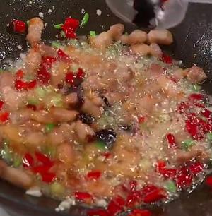 豆芽炒香干