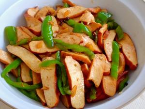 青椒炒豆干