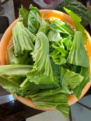 广东快手靓汤😍咸蛋芥菜汤，消暑降火超好喝